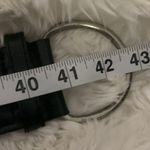 Black Leather Belt…..has a little bit of Grey in weave Photo 6