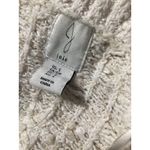 Joie  Beige Duster Knit Cardigan Open Front Longline Nordic Geometric Print Wool Photo 6