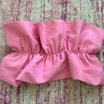 ZARA Pink Strapless Crop Tube Top Photo 0