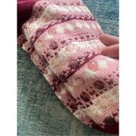 New! Heat Trendz Pink Red White Sherpa Slumber Slipper Socks One Size Fits All Photo 5