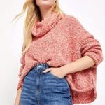 Free People NWT BFF Sweater Red Slouchy Photo 0