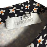 Paco Rabanne Black Floral Jersey Short Sleeve Crewneck Midi Dress Size XXL Photo 7