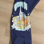 Disney Parks Dumbo Bath Time Cropped Leggings 2X Stretch Blue Athletic Pants Photo 7