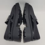 New York & Company Women's Penny Chunky Lug Sole Black Patent Leather Loafers 9 Photo 10