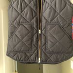 J.Crew  Factory Black puffer zip up vest XS Photo 1