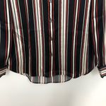 Veronica Beard  Cove Silk Striped Buttondown Shirt Photo 4