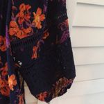 Unique spectrum New BOHO Paisley & Lace Off the Shoulder Blouse Medium Photo 1