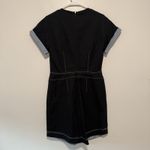 Derek Lam 10 Crosby NWT Black Short Sleeve Stretch Denim Dress Size 6 Photo 6