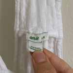 Aerie  White Gauze Short Overalls Size Large Overalls Shorts Photo 2