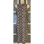 Caution to the Wind  Sleeveless Snake Print MIDI Dress Womens Size Large Photo 1