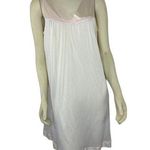 Vanity Fair Vintage slip night gown made in USA peach with pink size large Photo 0