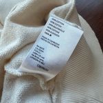 Pilcro ANTHROPOLOGIE  Drape Neck Off Shoulder Cream Sweatshirt Top Size Medium Photo 10