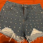Cloud Ten Embellished denim shorts Photo 0