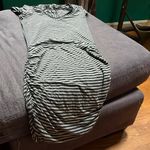 Athleta dress black & gray in women’s XS vneck short sleeve. Made in Portugal. Photo 0