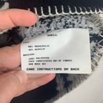 Vintage fleece vest women's XL Black White Bear momma cub woodland cabin earthy Photo 4