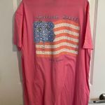 Simply Southern NWT Short Sleeve T-Shirt Size XL Floral USA Flag American Honey Photo 3