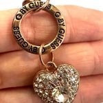 G by Guess rose gold rhinestone heart toggle bracelet Photo 1