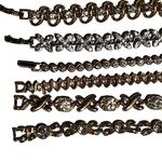 6 Tennis Bracelets Gold Photo 3