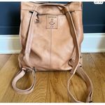 HARBOUR 2nd Franko Tote Leather Convertible Backpack Bag Tan Gold Hardware Photo 0