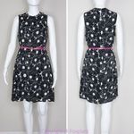 Daniel Rainn  black and‎ white floral print dress, women's size M Photo 2