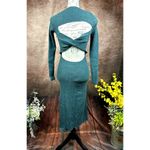 Skin Worldwide Mariana Cut Out Dress Moss Green Size S Photo 12