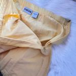 Chico's  size 1 Yellow Eyelet Midi Skirt size zip layered‎ so pretty Photo 7