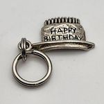 Sterling Silver Birthday Cake Charm Photo 0