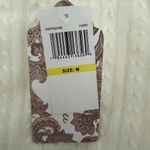 Band of Gypsies BAND OF THE FREE Raquel Ivory Ribbed Knit Cable Mock Neck Pullover Top NWT M Photo 7