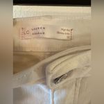 LC Lauren Conrad Women’s white denim skinny jeans, high rise skinny ankle 10 Photo 1