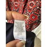 Athleta Martinique Mediterranean Sicilian Printed Faux Wrap Back Tassel Dress M Photo 7