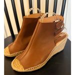 Bettye Muller Bettye Mueller Download tan leather espadrille wedges size 40/9 Photo 1