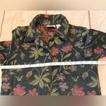 Fashion Bug  Vintage  Women's Black Tapestry Long Sleeve Jacket XL Blazer Small Photo 5
