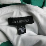 Jodi Kristopher  Stripe Green White Dress Photo 6