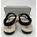 Everlane Sherpa Sandals Size 6 Black Faux Fur Strappy Comfort Slides w/ Box Photo 4
