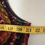 Chico's Velvet Paisley Abstract Print Artsy Unique Silk Quilted Vest Lagum 3 XL Photo 4