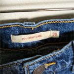 Levi's 70s High Flare Jeans Stretch Denim Take It Out Dark Wash Women's 30 Photo 6