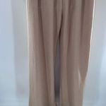 Winwin  Refuge Tan Textured Knit Fabric Long Sleeve Jumpsuit w/Deep V Back-Sz S Photo 6