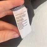 American Eagle Outfitters Black Crop Top with Tie Front and Cap Sleeves Photo 3