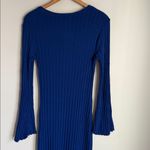 SIMON MILLER Matomi Ribbed Knit Dress In Blue Size M Photo 7