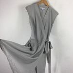 Athleta Newport Wrap Dress City Stripe Black/Sea Salt Size XS Athletic Comfort Photo 12