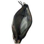 Coach Wristlet Womens Signature Monogram Fabric Zip Closure Black Gray/Green Photo 7