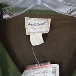 APRIL CORNELL Green Crop Eleanor Blouse Sz M Romantic Cottagecore Jacket Size M Photo 1