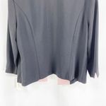 Dress Barn  Black Open Front Collarless Blazer New With Tags Photo 7