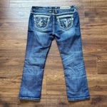 Rock Revival Women’s Nancy Embellished Distressed Crop Jeans Size 29 Photo 5