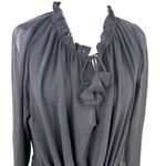 Misa  Los Angeles Black Pom Pom Tassel Bohemian Roots Tanaz Dress Size XS Photo 1