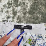 7 For All Mankind  Green Floral Eyelet Peasant Dress Size: S Photo 7