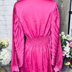 NEW Lantern Sleeve Mini Dress Pink Photo 7