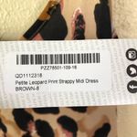 Boohoo 🔴 SATIN LEOPARD PRINT Lingerie style DRESS by  size 4 NEW Photo 7