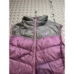 OUTDOOR RESEARCH DOWN PUFFY VEST Women's S Transcendent Down 2 Tone Purple Gray Photo 1