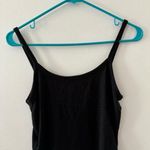 Forever 21  Top Women's Large Black Tank Cropped Ribbed Feminine Hipster Grunge Photo 2